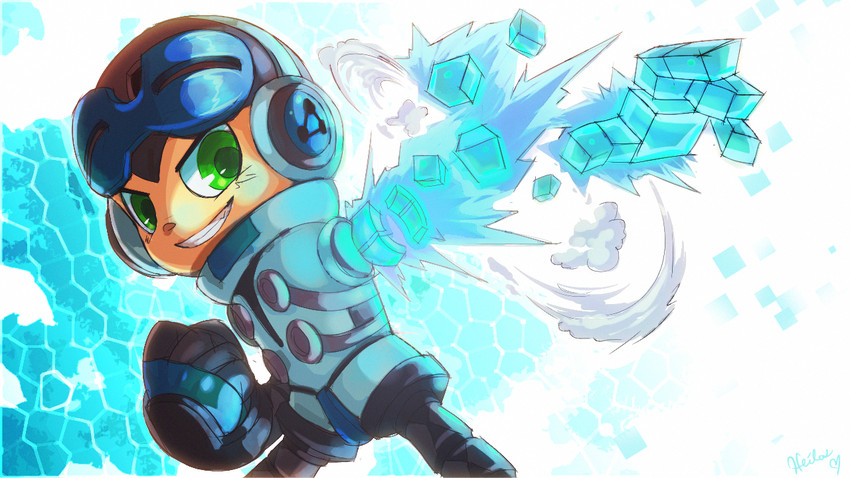 beck (mighty no. 9) drawn by heilos