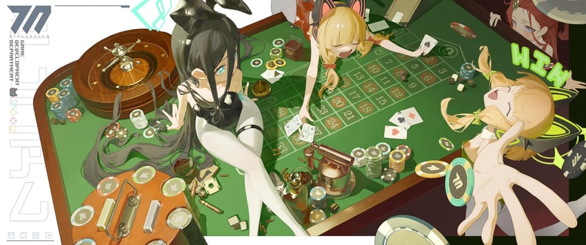 aris, momoi, midori, and yuzu (blue archive) drawn by eriri2000420