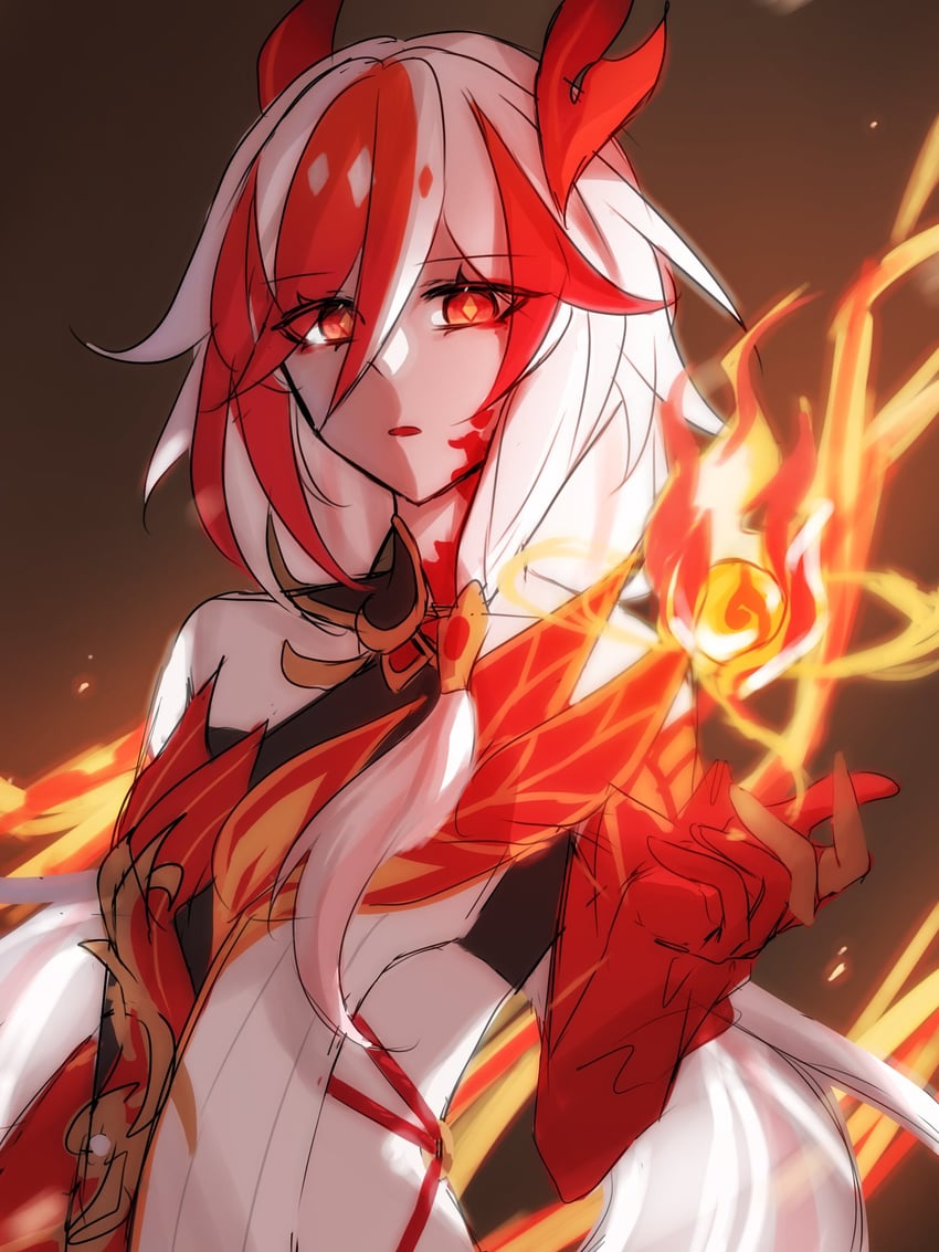 fu hua (honkai and 1 more) drawn by mmaayyooccaatt