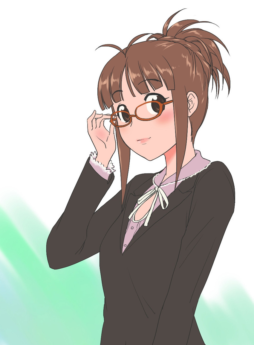 akizuki ritsuko (idolmaster and 1 more) drawn by oofuji_wataru