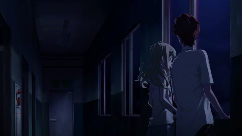 koujiro frau and yashio kaito (robotics;notes) drawn by fukuda_tomonori