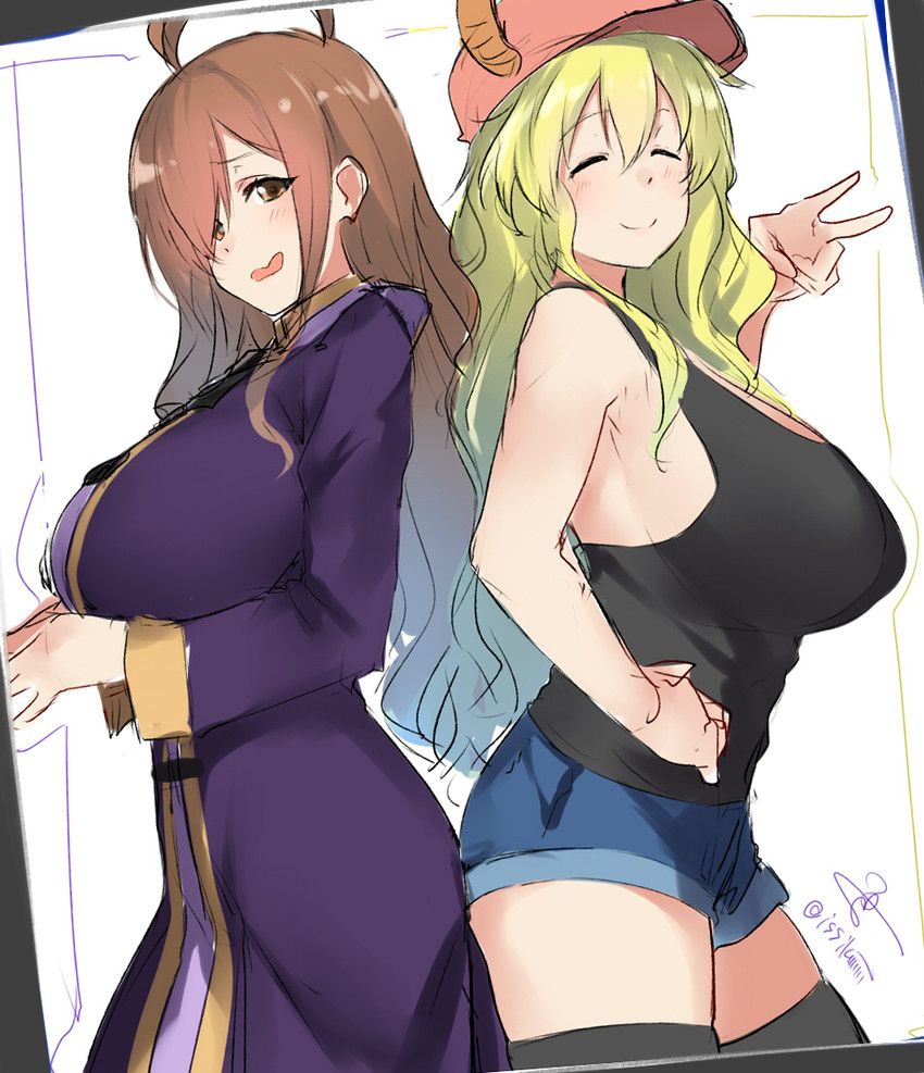 lucoa and wiz (kono subarashii sekai ni shukufuku wo! and 1 more) drawn by isshiki_(ffmania7)
