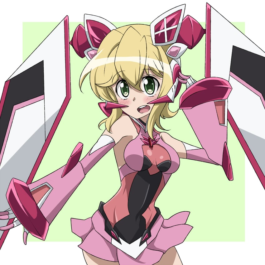 akatsuki kirika and tsukuyomi shirabe (senki zesshou symphogear) drawn by nabeiro_kin