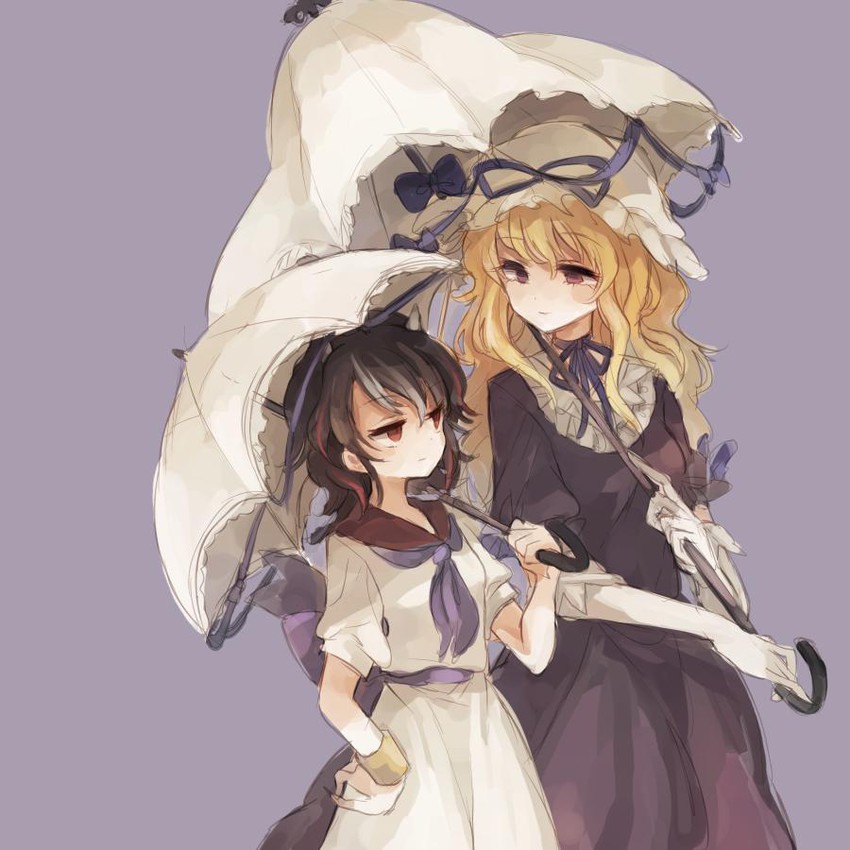 yakumo yukari and kijin seija (touhou) drawn by hisona_(suaritesumi)