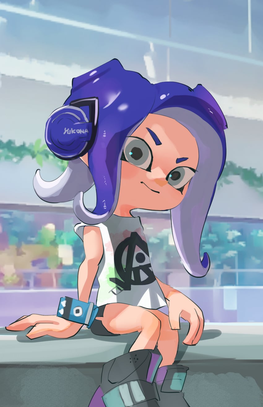 octoling player character and octoling girl (splatoon) drawn by koike3582
