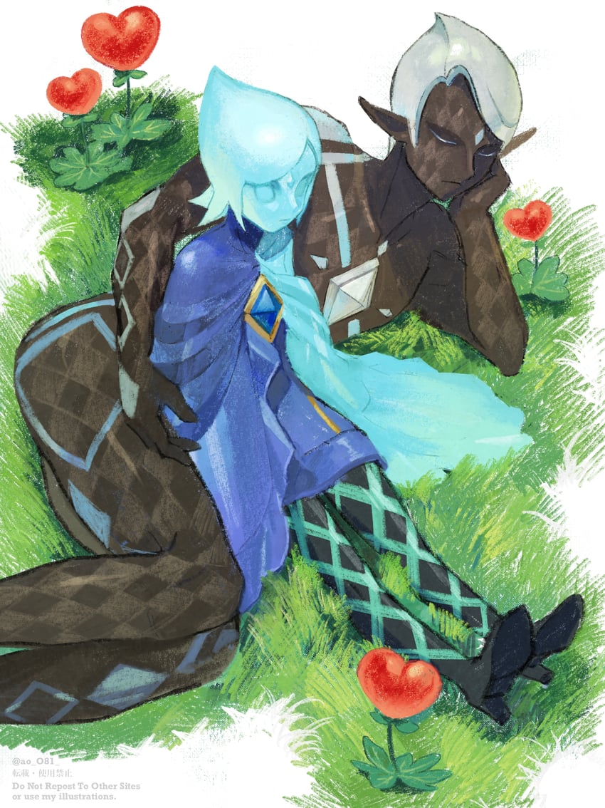 fi and ghirahim (the legend of zelda and 1 more) drawn by ao_o81