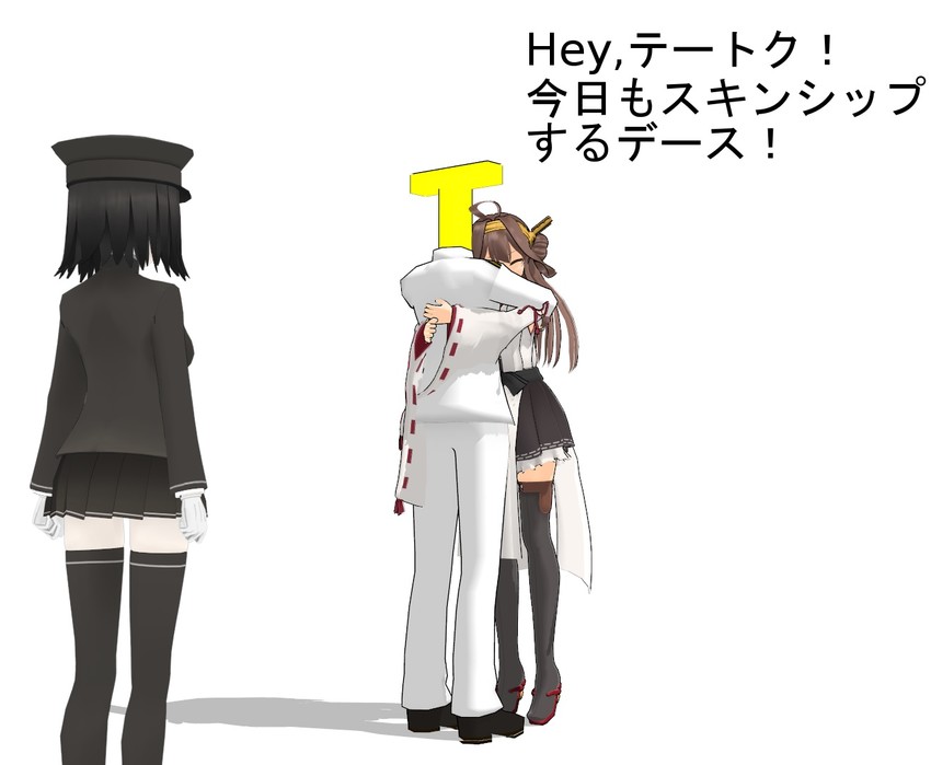 admiral, kongou, akitsu maru, kongou kai ni, and akitsu maru kai (kantai collection) drawn by hirori_(070728)