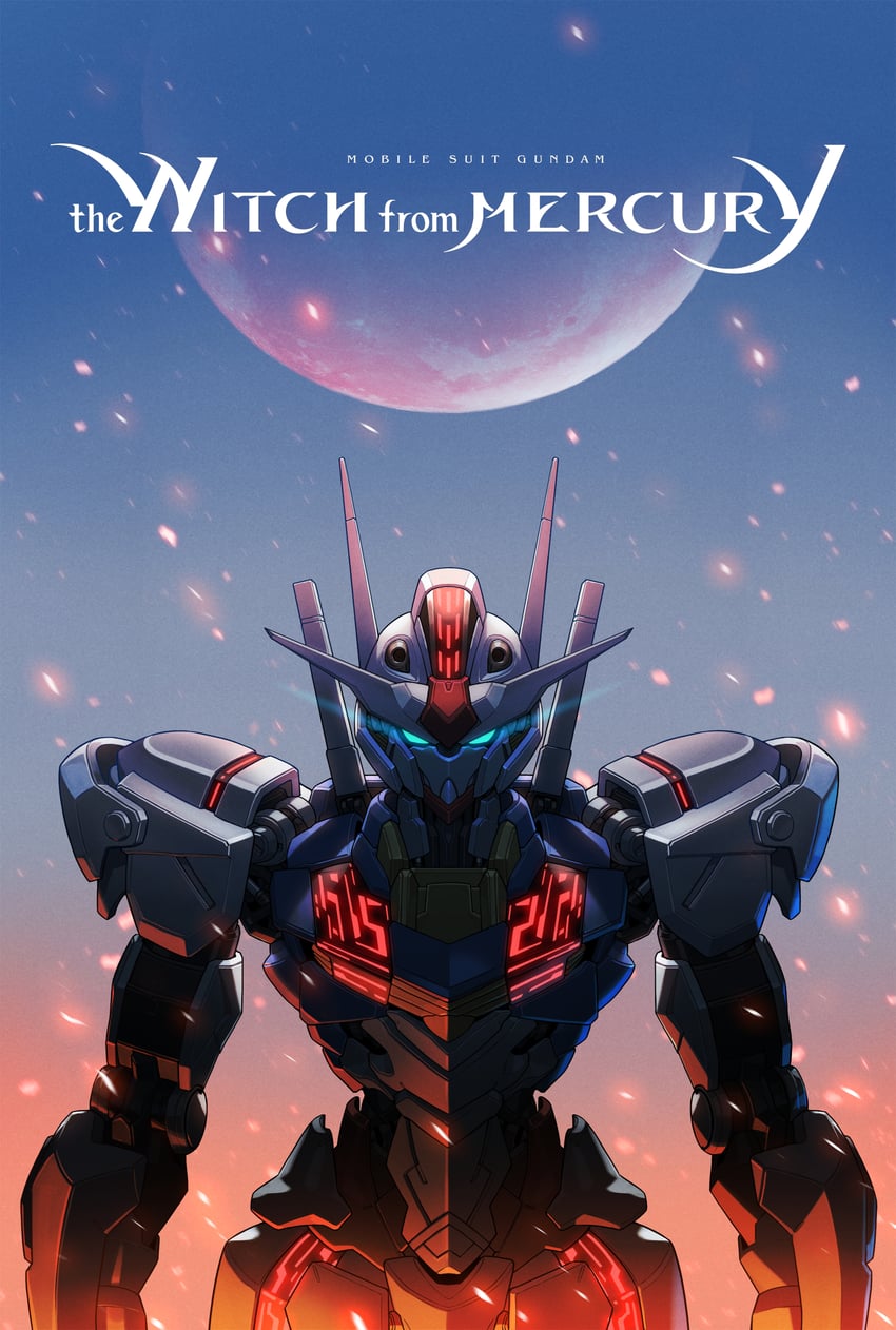 gundam aerial (gundam and 1 more) drawn by haje