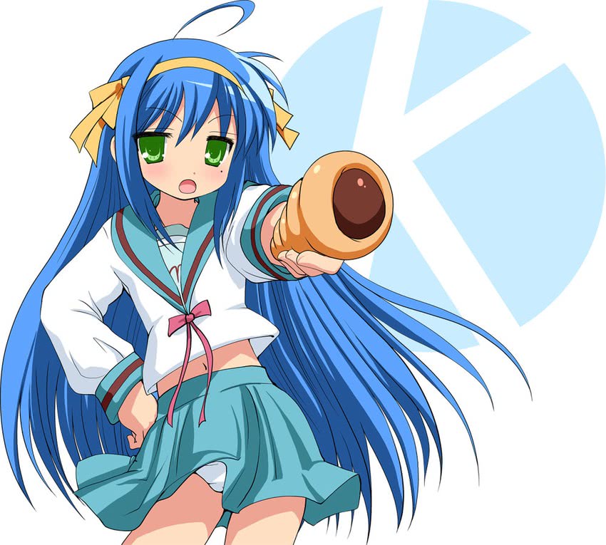 suzumiya haruhi, izumi konata, and hirano aya (suzumiya haruhi no yuuutsu and 1 more) drawn by namamo_nanase