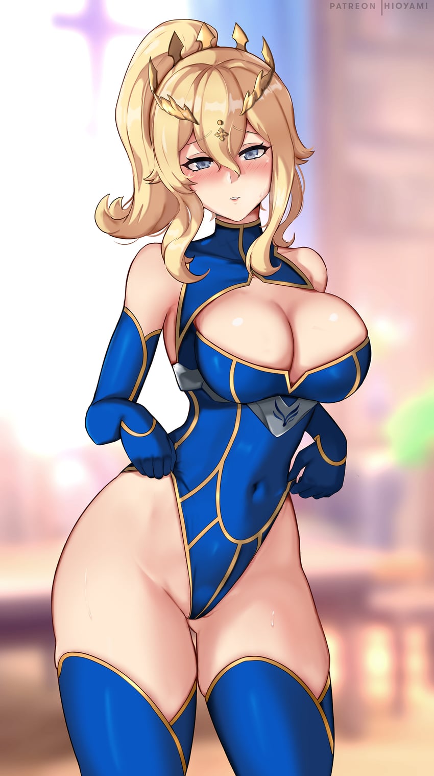 artoria pendragon and jean (fate and 2 more) drawn by hioyami
