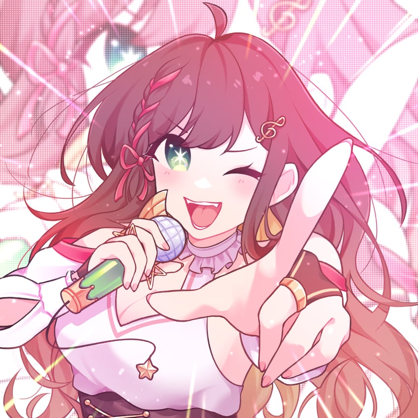 miori celesta (indie virtual youtuber and 1 more) drawn by hyuni_(hyunicat)