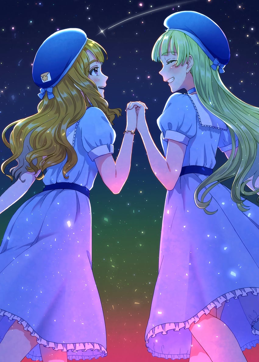 shimabara elena and miyao miya (idolmaster and 1 more) drawn by witoi_(roa)
