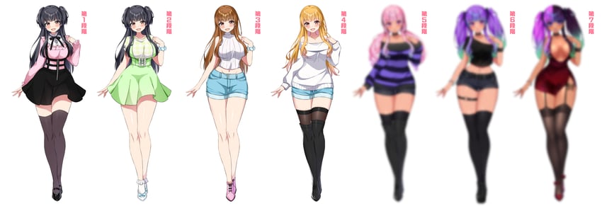 mayuzumi fuyuko (idolmaster and 1 more) drawn by kuroko_(user_jtty5588)