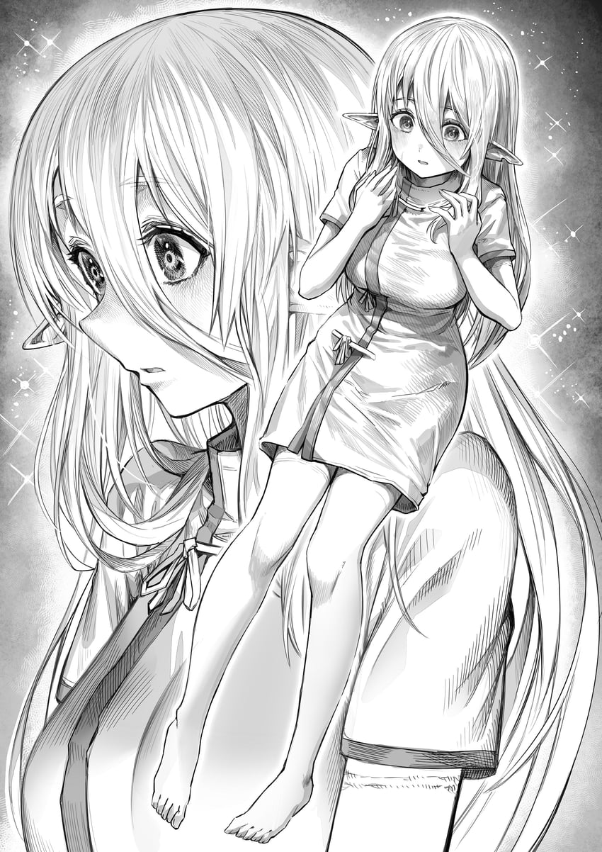 reszurre (boroboro no elf-san wo shiawase ni suru kusuri uri-san) drawn by gibagiba