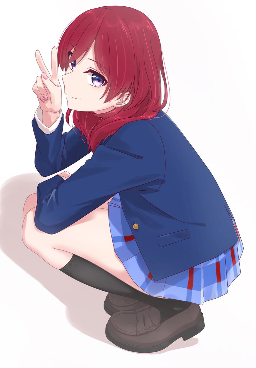 nishikino maki (love live! and 1 more) drawn by s_sho_mkrn