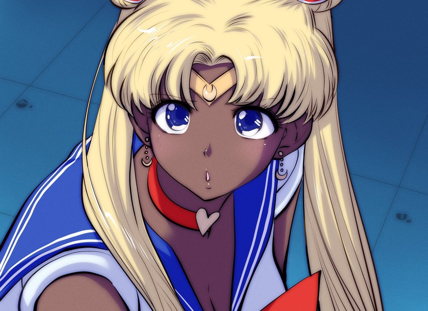 tsukino usagi and sailor moon (bishoujo senshi sailor moon and 1 more) drawn by souryu