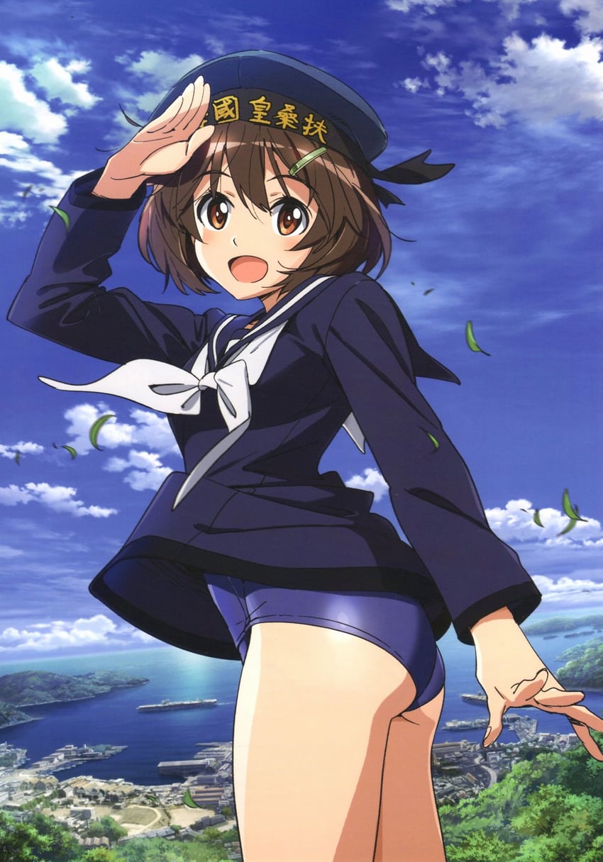 karibuchi hikari (world witches series and 1 more) drawn by takamura_kazuhiro
