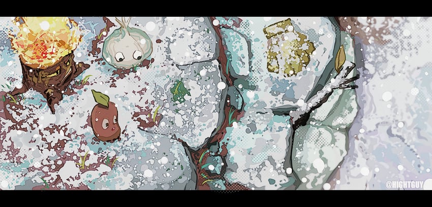 torchwood, garlic, and coffee bean (plants vs. zombies) drawn by hightguy