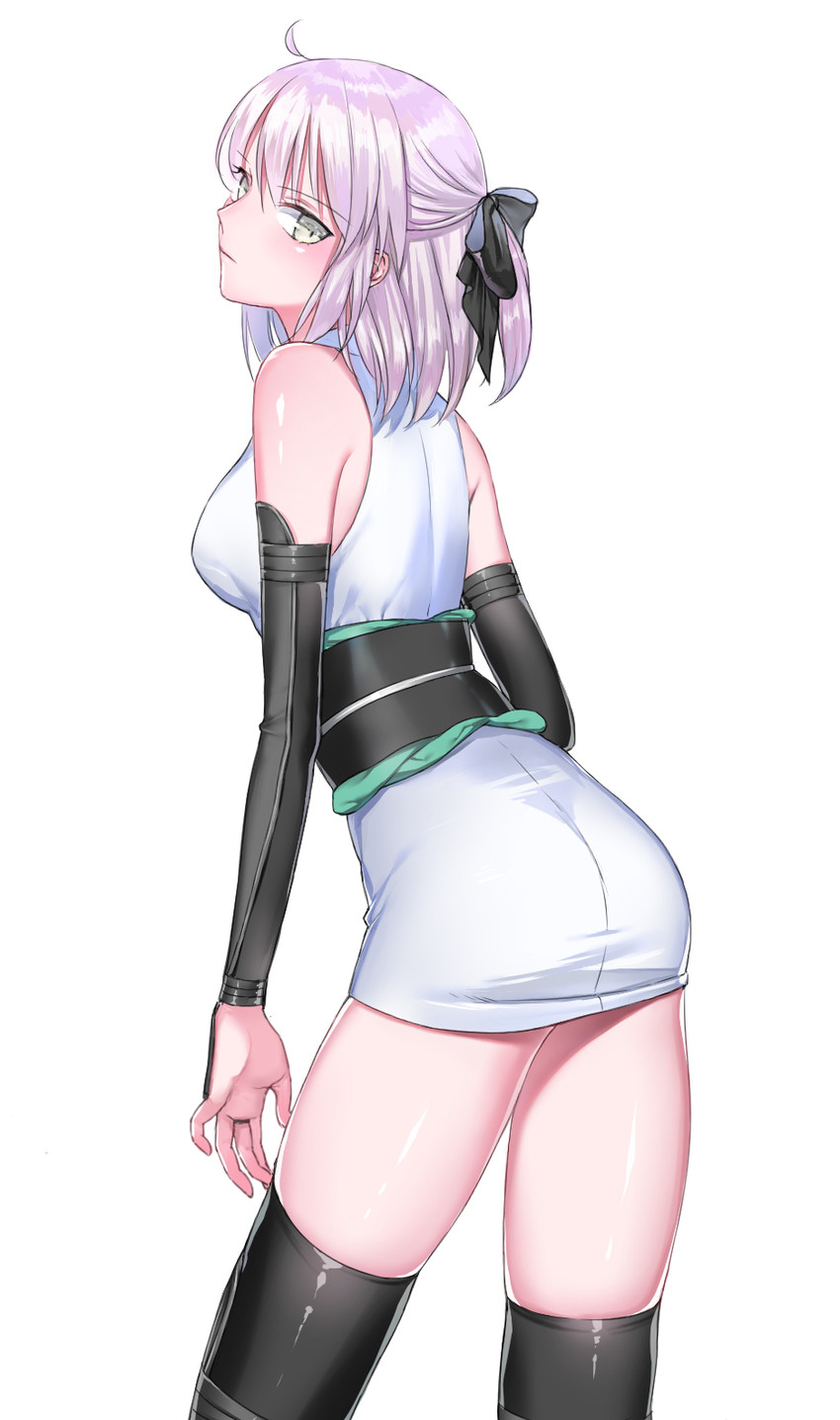 okita souji (fate and 1 more) drawn by nipi27