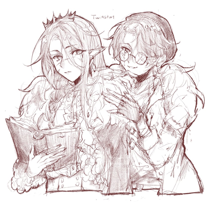 technoblade and wilbur soot (minecraft youtube and 1 more) drawn by keitsuki_akiho