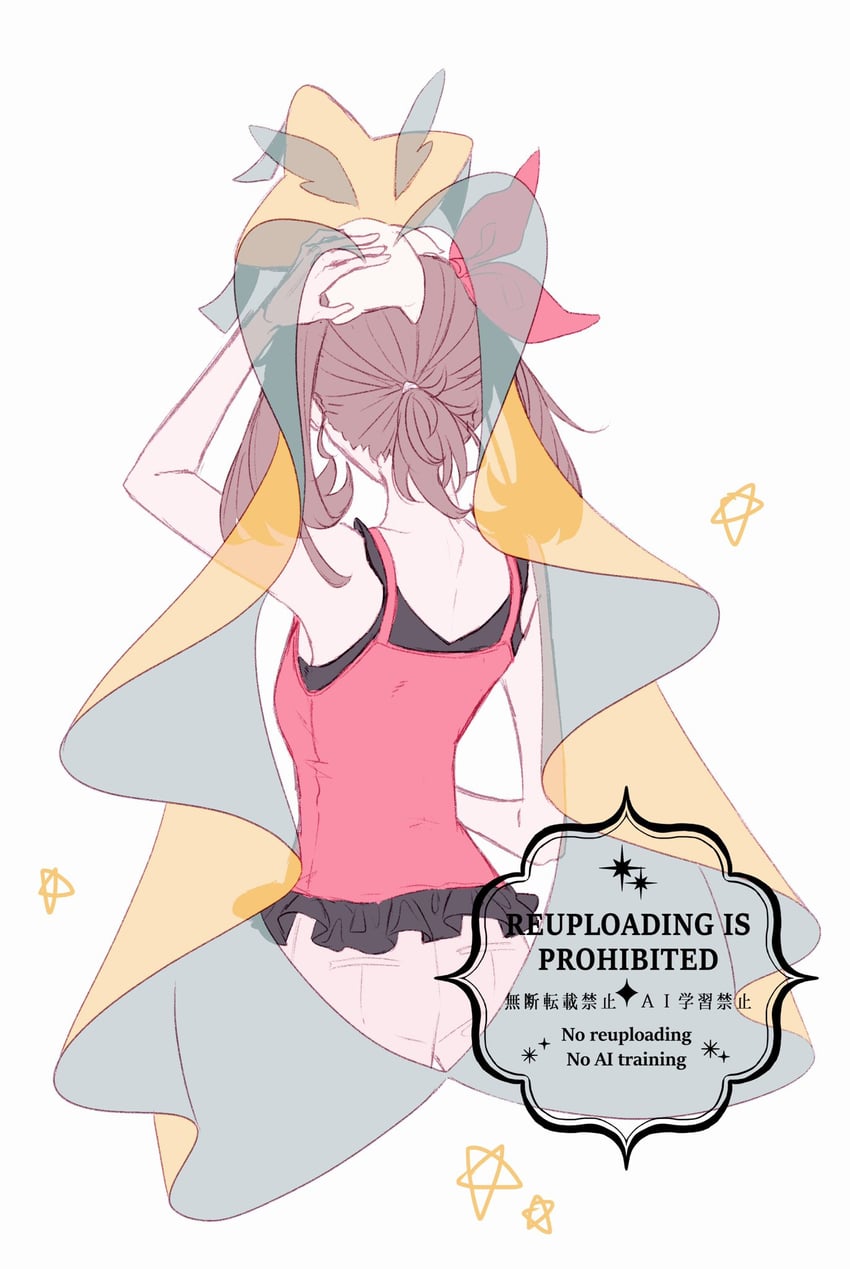 may and jirachi (pokemon and 1 more) drawn by r.aka.