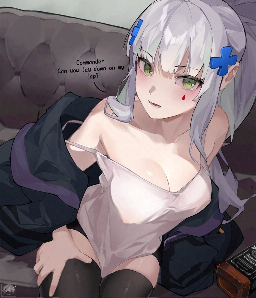 hk416 and klukai (girls' frontline and 1 more) drawn by shirohitoishi