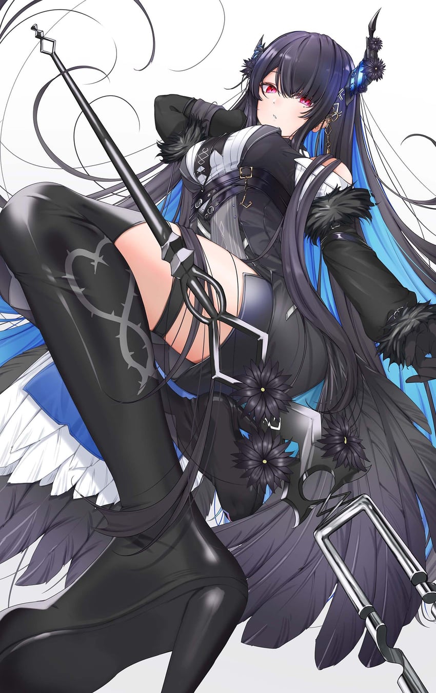 nerissa ravencroft (hololive and 1 more) drawn by hairu_821