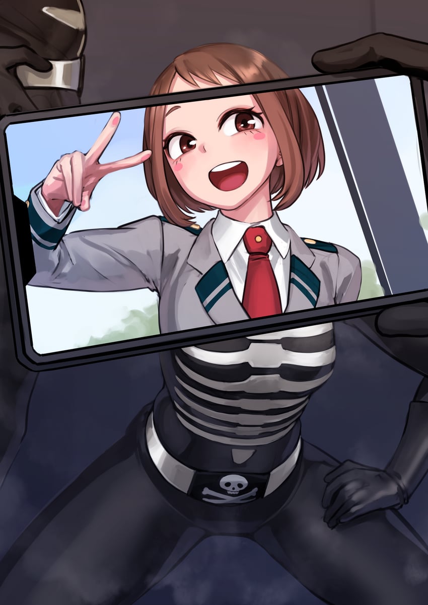 uraraka ochaco (boku no hero academia) drawn by kilye_kairi