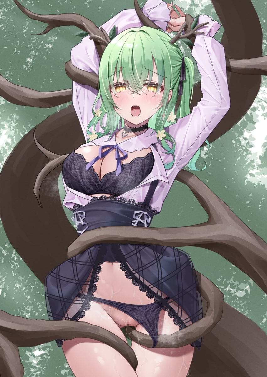 ceres fauna (hololive and 1 more) drawn by classic_(zildjian33)