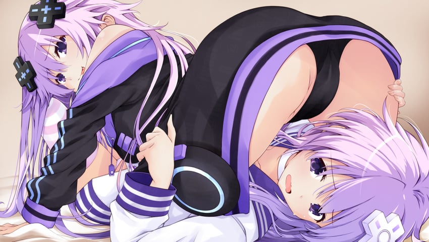 nepgear and adult neptune (neptune) drawn by iwashi_dorobou_-r-