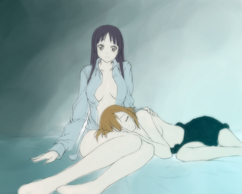 akiyama mio and tainaka ritsu (k-on!) drawn by dancho_(danch)