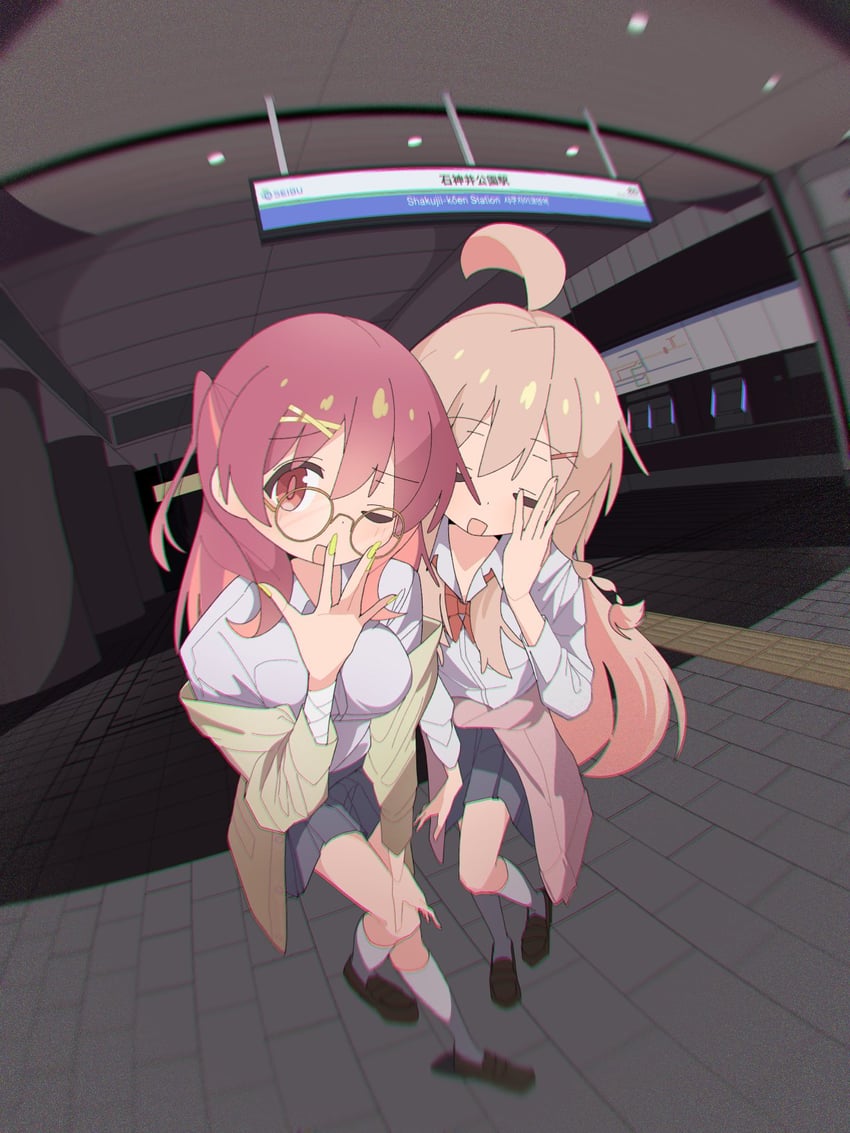oyama mahiro and murosaki miyo (onii-chan wa oshimai!) drawn by 2mai84