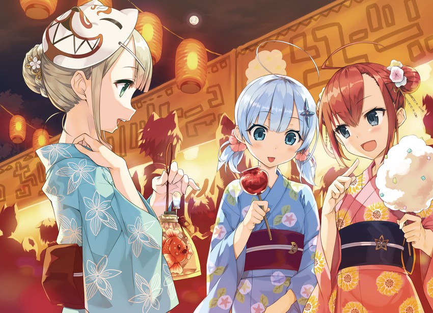 tina howard, ellie walker, and linne leinster (koujo denka no katei kyoushi) drawn by cura