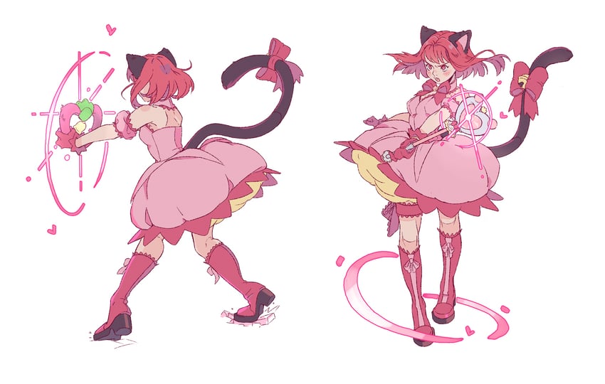 momomiya ichigo and mew ichigo (tokyo mew mew and 1 more) drawn by curemi