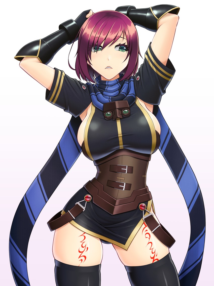 nel zelpher (star ocean and 1 more) drawn by abu