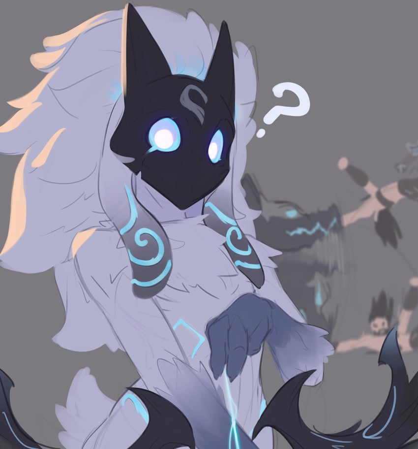 kindred, lamb, wolf, and tryndamere (league of legends) drawn by cheap_(cheapdraw)