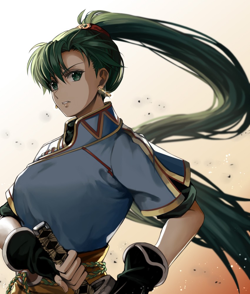 lyn (fire emblem and 1 more) drawn by delsaber
