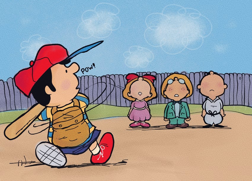 ness, paula, jeff andonuts, and poo (mother and 2 more) drawn by kosmicant