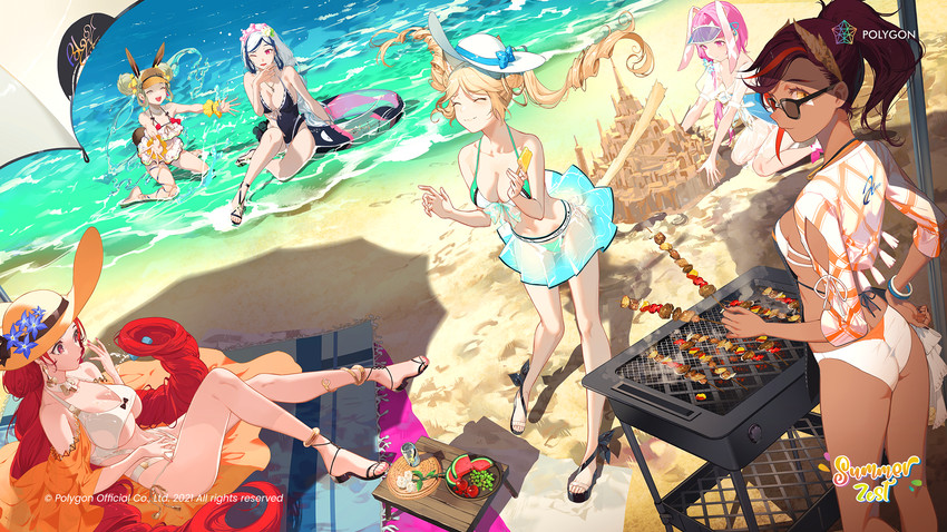 aisha, lucene, zona, hoku, lapine, and 1 more (polygon project) drawn by salmon88