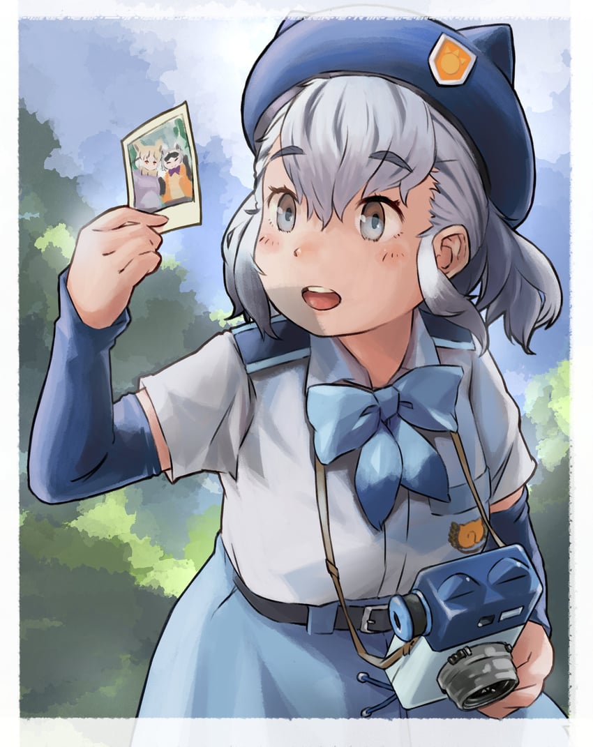 hikari, rueppell's fox, and crab-eating raccoon (kemono friends and 1 more) drawn by toriny