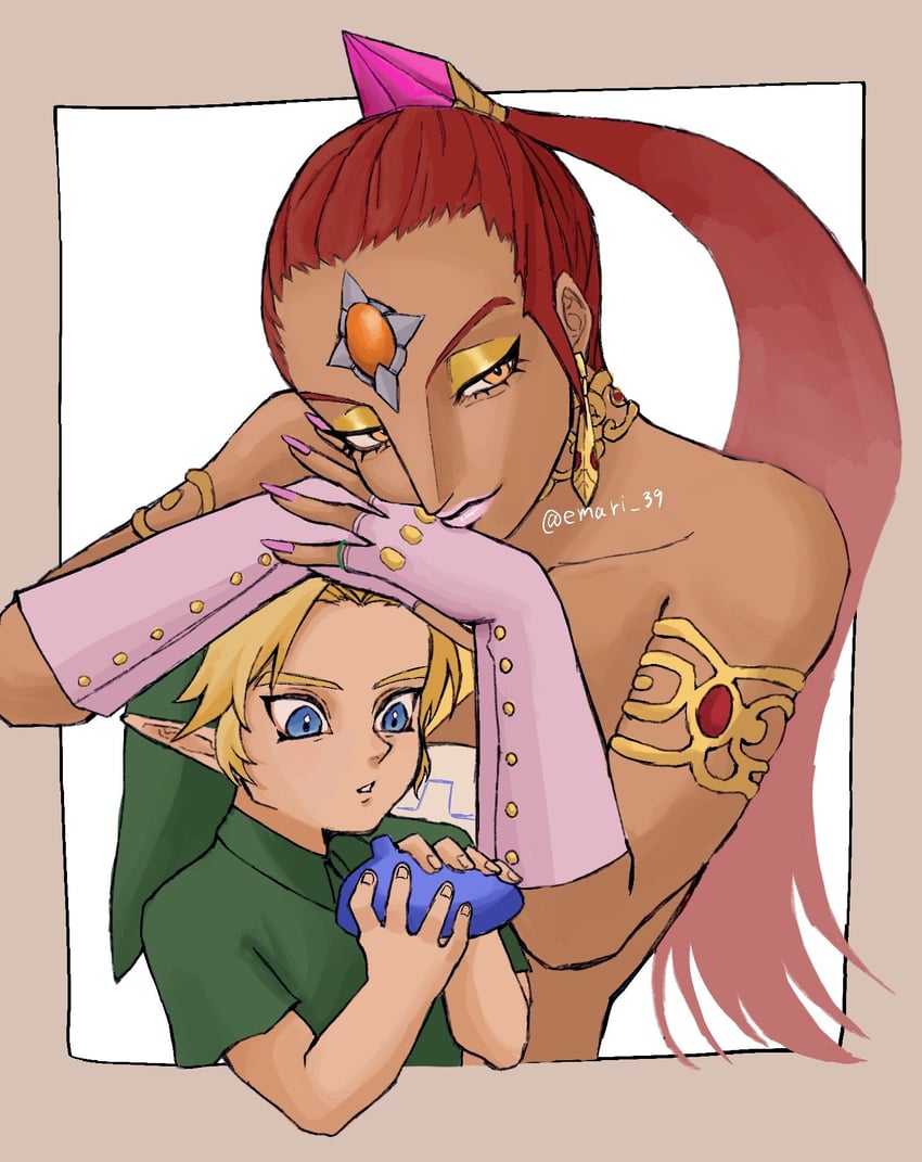 link, young link, and nabooru (the legend of zelda and 1 more) drawn by emari_39