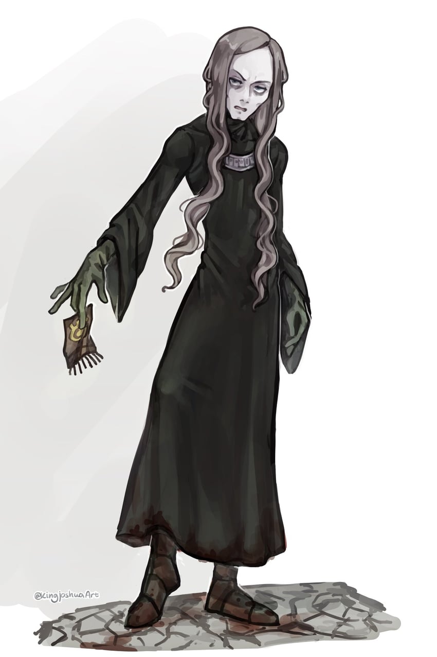 enki (fear & hunger and 1 more) drawn by kingjoshua