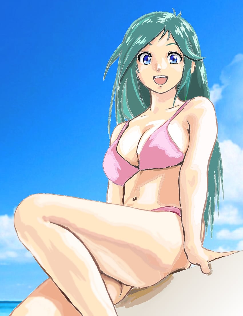 nanbara chizuru (choudenji robo combattler v) drawn by mizumori_keiichi
