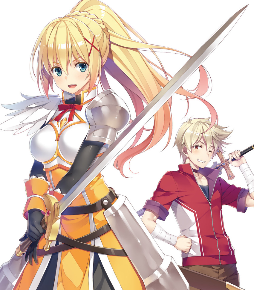 darkness and dust (kono subarashii sekai ni shukufuku wo!) drawn by yuuki_hagure