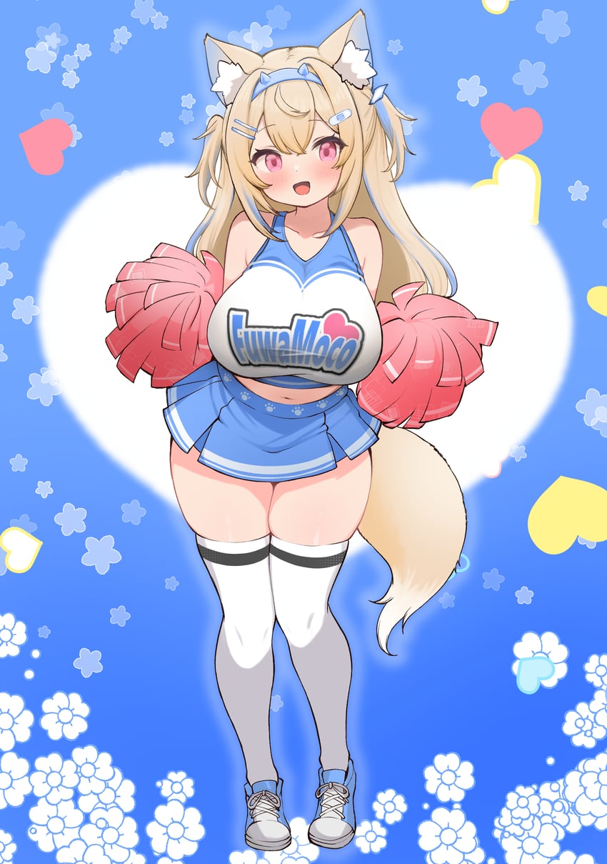 fuwawa abyssgard (hololive and 1 more) drawn by kani_bonara