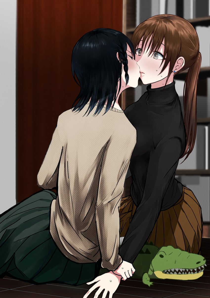 miyagi shiori and sendai hazuki (shuuniichido classmate wo kau hanashi) drawn by lr6fko4upypf9hv