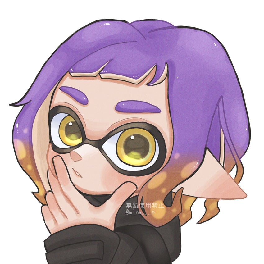 inkling player character and inkling boy (splatoon and 1 more) drawn by mina_p