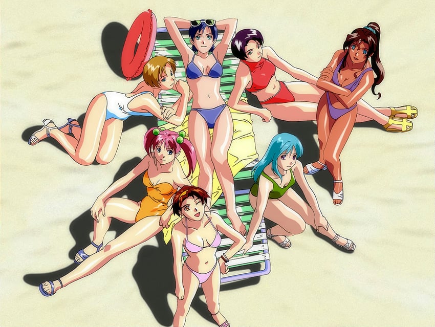takiguchi shouko, nakamura masumi, fujiki sayuri, hibino seina, ikusawa kyouko, and 2 more (zenkoku seifuku bishoujo grand prix) drawn by yamada_masaki