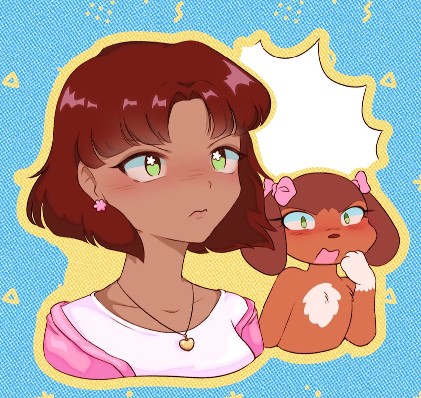 lps dachshund 675 and savannah reed (littlest pet shop and 1 more) drawn by mousse_mouse