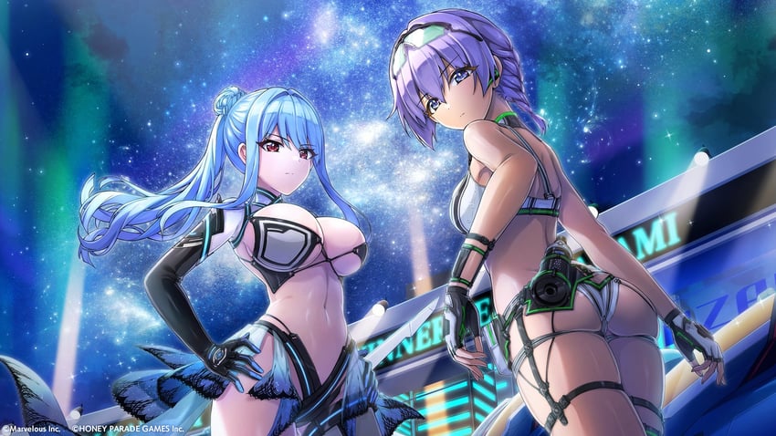 nayuki hiori and souma hayate (dolphin wave) drawn by ootomo_takuji